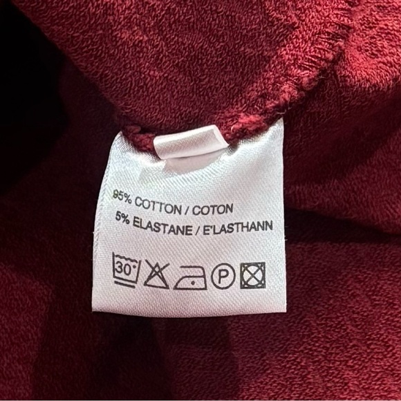 Ganni Wine Red Textured Mini Dress Gilmore Girls Inspired Chic Career Size S - Picture 8 of 11